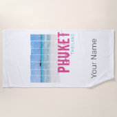 Phuket Thailand  Beach Panorama Souvenir Strandlaken (Voorkant)