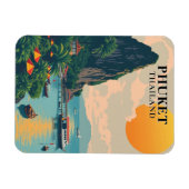 Phuket Thailand Beach Reizen Souvenir Magneet (Horizontaal)
