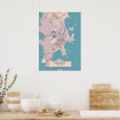 Phuket - Thailand Breezy City Map Poster (Keuken)