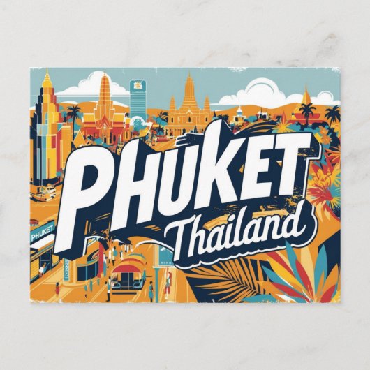  Phuket, Thailand Briefkaart (Voorkant)