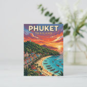Phuket Thailand Briefkaart (Staand voorkant)