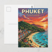 Phuket Thailand Briefkaart (Voorkant / Achterkant)