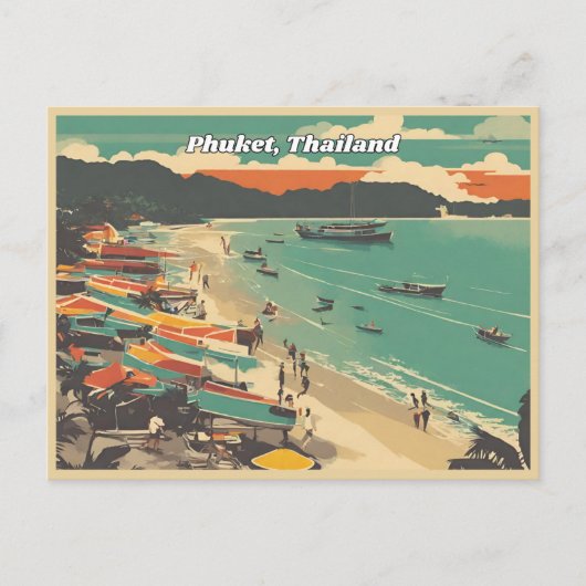 Phuket, Thailand Briefkaart (Voorkant)