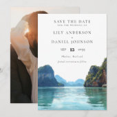 Phuket Thailand Destination Photo Wedding Save The Date (Voorkant / Achterkant)