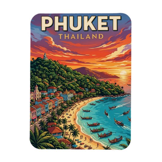 Phuket Thailand Magneet (Verticaal)