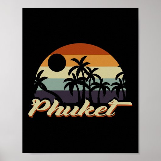 Phuket Thailand Poster (Voorkant)