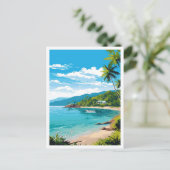 Phuket Thailand Reizen  illustratie Briefkaart (Staand voorkant)