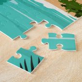 Phuket Thailand Retro Legpuzzel (Zijkant)