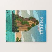 Phuket Thailand Retro Legpuzzel (Horizontaal)