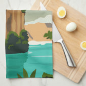 Phuket Thailand Retro Theedoek (Quarter Fold)