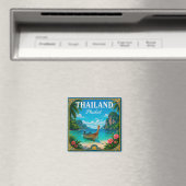 🌴 Phuket Thailand Strandherinnering Van Eilandrei Magneet (Insitu (Vaatwasser))