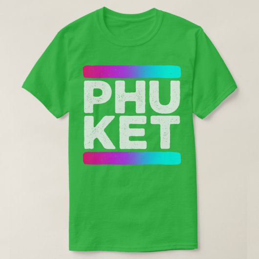 Phuket Thailand T-shirt (Design voorkant)