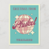 Phuket Thailand vakantie Retro  Briefkaart (Voorkant)