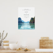 Phuket Thailand Wedding Welcome Sign Poster (Keuken)