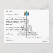 Phuket Thailand Zeegezicht Modern Briefkaart (Achterkant)