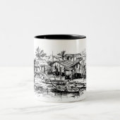 Phuket Tweekleurige Koffiemok (Center)