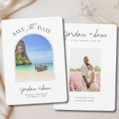 Phuket Wedding Thailand Save the Date Kaart