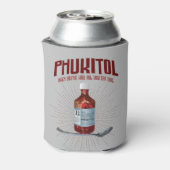 Phukitol - grappig frustratie medicijn blikjeskoeler (Blikje Achterkant)
