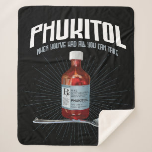 Phukitol - grappig frustratie medicijn sherpa deken