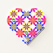 Phunktanicals by Mimma Heart Shaped Notebook Notitieboek (Achterkant)