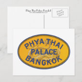 Phya Thai Palace Bangkok Briefkaart (Voorkant / Achterkant)