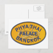 Phya Thai Palace Bangkok Briefkaart (Voorkant / Achterkant)