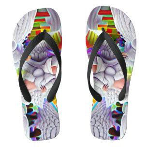 Phycodelic Angel Trip Custom Creëer Teenslippers