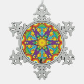 Phyletic Kaleidoscope Snowflake Ornament (Voorkant)