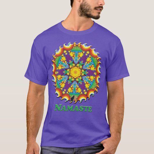Phyletic Namaste Kaleidoscope T-shirt (Voorkant)