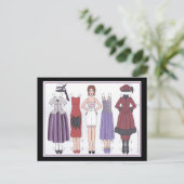 Phyllis, Art Deco Lady van het papier van de jaren Briefkaart (Staand voorkant)