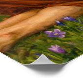 Phyllis en Demophoön van John William Waterhouse Poster (Hoek)