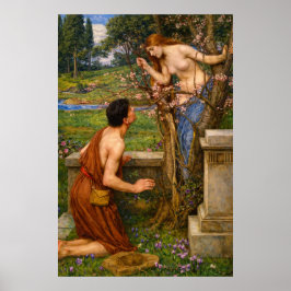 Phyllis en Demophoön van John William Waterhouse Poster