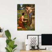 Phyllis en Demophoön van John William Waterhouse Poster (Thuiskantoor)