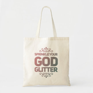 "Phyllis" Sprinkle Your God Glitter-PINK BLEND Tote Bag