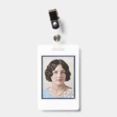 Phyllis Talla Johnson Westerfield ansichtkaart Badge (Voorzijde met clip)