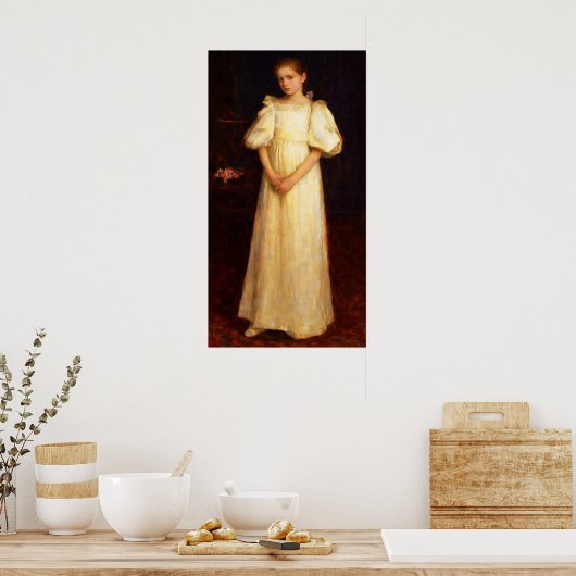 Phyllis Waterlow by John William Waterhouse Poster (Keuken)
