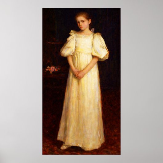 Phyllis Waterlow door John William Waterhouse Poster (Voorkant)