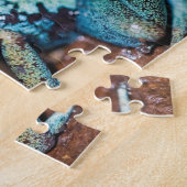 Phyllobates vittatus, een gifpijlkikker legpuzzel (Zijkant)