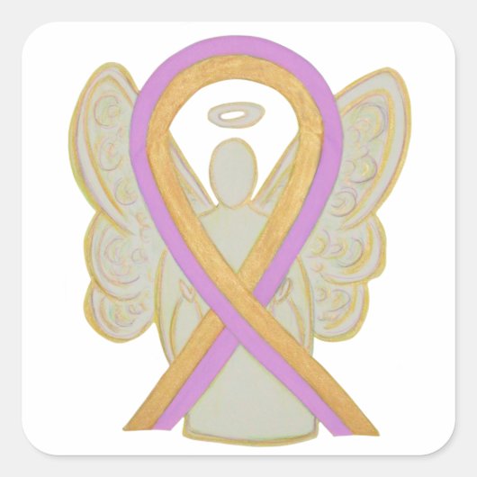 Phyllodes Tumor Awareness Ribbon Sticker Decals (Voorkant)