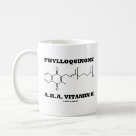 Phylloquinone, ook bekend onder de naam Phylloquin Tweekleurige Koffiemok