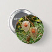 Physalis alkekengi Badge Ronde Button 5,7 Cm (Voorkant /achterkant)