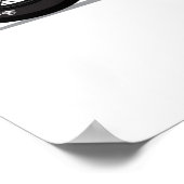 Physco Chopper-motorfiets Poster (Hoek)