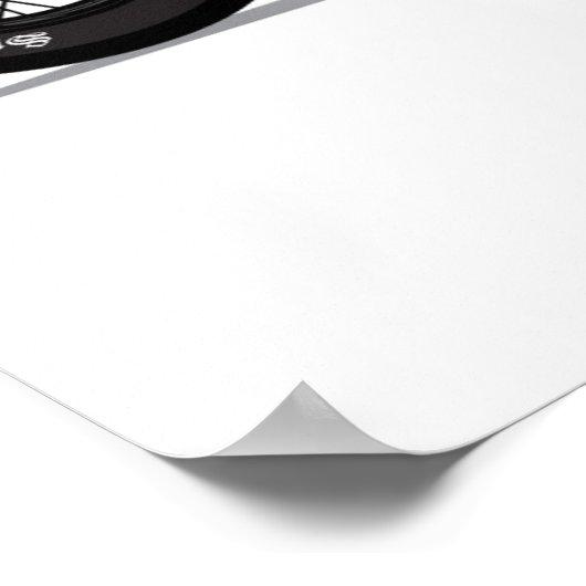  Physco Chopper-motorfiets Poster (Hoek)