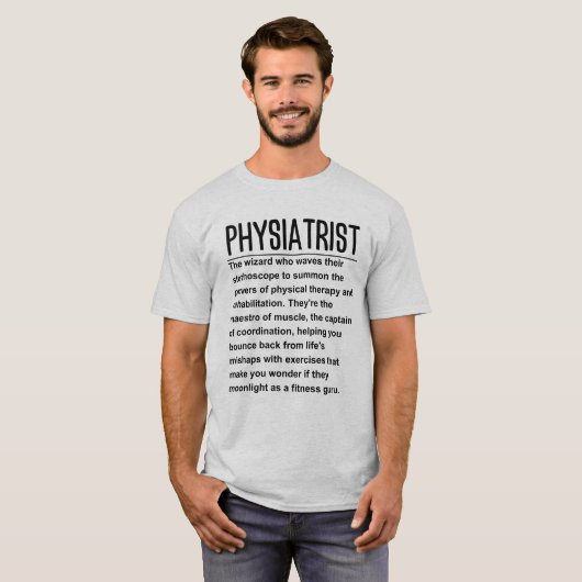 Physiatrist T-shirt (Voorkant volledig)