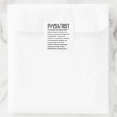 Physiatrist Vierkante Sticker (Tas)