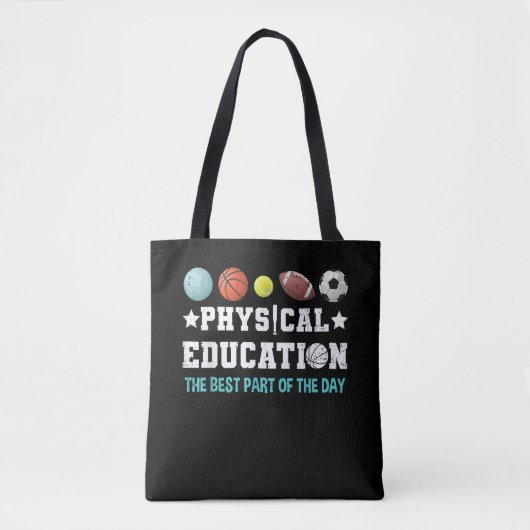 Physical Education PE Teacher Strong School Tote Bag (Voorkant)