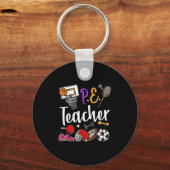 Physical Education Teacher Proud Pe Teacher Srts C Sleutelhanger (Voorkant)