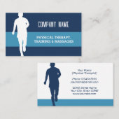 Physical Therapeut PT visitekaartsjabloon Visitekaartje (Voorkant / Achterkant)