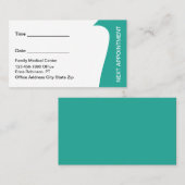 Physical Therapist Appointment Business Cards  Afsprakenkaartje (Voorkant / Achterkant)