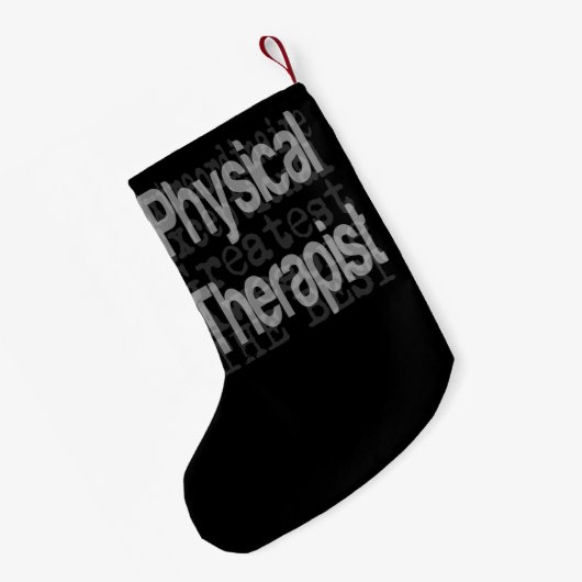 Physical Therapist Kleine Kerstsok (Achterkant (Hangend))